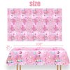 118 Pcs Outer Space Girls 2nd Birthday Party Supplies Two The Moon Decorations Tableware Includes Tablecloth Plates Napkins Forks Cups Banner for Pink Space Two Years Old Birthday Party Decorations