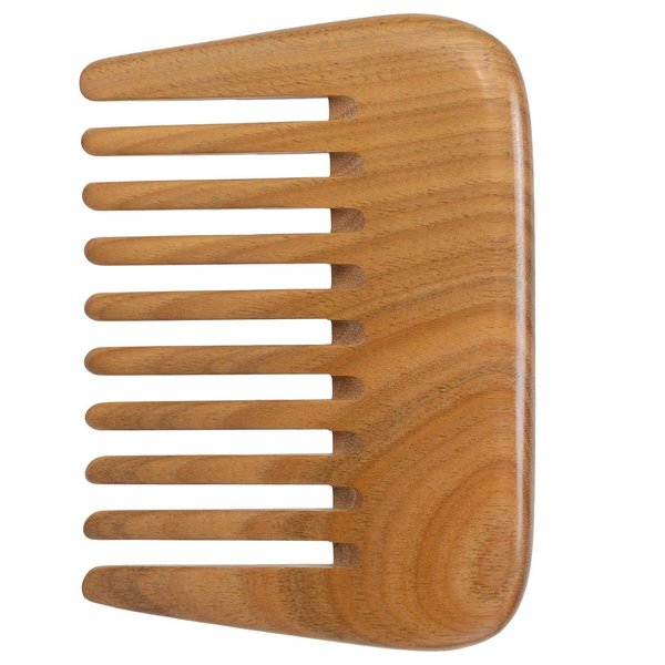 Moreinday Wooden Comb Wide Tooth Comb Hair Comb Detangling Comb Wig Comb Green Sandalwood Wood Comb for Hair for Men Women