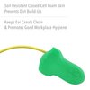Howard Leight by Honeywell Maximum Lite Low Pressure Corded Disposable Foam Earplugs, Box of 100 Pairs (LPF-30) ,Green