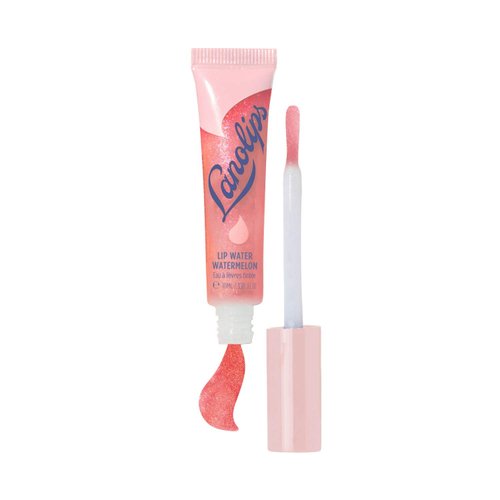 Lanolips Lanolin Lip Water - Clear Lip Gloss Serum - Hyaluronic Acid Lip Balm and for a Shimmery, Hydrated Lip Glow - Lanolin Oil Lip Moisturizer for Dry, Cracked Lips (10ml / 0.34 fl oz)