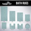 Kangaroo Luxury Chenille Bath Rug, Extra Soft and Absorbent Shaggy Kids Bathroom Rugs, Machine Wash Mat, Strong Underside, Plush Carpet Mats for Tub, Shower, Bathtub and Bath Room, 24x17, Seafoam