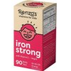 Renzo's Iron Supplements for Kids - Dissolvable Vegan Iron Supplement with Vitamin C - Sugar Free, Oh-Oh-Oh Orange Flavor, 90 Melty Tabs