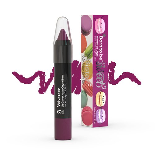 Sistar Born To Be Sweet Velveteer Lip Crayon Lip Color Longwear Chocolate Scented