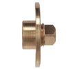 Attwood 7555-3 Bronze Garboard Drain Plug, for Bilge Drainage, Removable Nut, 3/8-Inch Neck Depth, ½-Inch NOT Drain