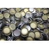 144 Oxygen Absorbing Beer Bottle Caps, 26mm US Standard Size Pry Off Silver Crown Caps for Homebrew, PVC Free Caps for Beer Bottles