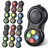 Civaner 12 Pcs Pad Toys Game Controller Toys Retro Classic Handheld Fun Pad Packs Classic Sensory Toys for Kids Adult Anxiety and Stress Relief(Colorful)