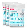 PeeBuddy Disposable Paper Toilet Seat Covers (Pack Of 60) | No Direct Contact with Unhygienic Seats| Easy To Dispose| Nature Friendly| Must Have For Women