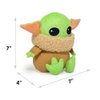 Buckle-Down Dog Toy, Mandalorian, Plush Squeaker Star Wars The Child Sitting Pose, Baby yoda, 8" x 8" (DTPT-SWBIF) for All Breed Sizes