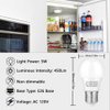 NETEHA 2 Pack A15 5W 120V E26 Base LED Refrigerator Light Bulb, Non-Dimmable 50W Equivalent 3000K Warm White LED Appliance Light Bulb for Ceiling Fan and Lighting Fixtures