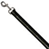 Dog Leash Barracuda Script Stripe Monogram Black Gray Olive Silver 4 Feet Long 1.5 Inch Wide