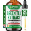 Green Tea 10:1 Extract 50% EGCG - Green Tea Liquid Drops - Vegan, 4X More Powerful Than Pills & Capsules - 2oz Antioxidant & Immune Supplement - Skin, Heart Support, Brain Health & Memory Boost