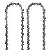 Opuladuo 2PC 10 inch Chainsaw Chain for Worx WG323 WG323.9 Chainsaw, 10" Replacement Chain for Worx WG322 WG322.9 Chain Saw