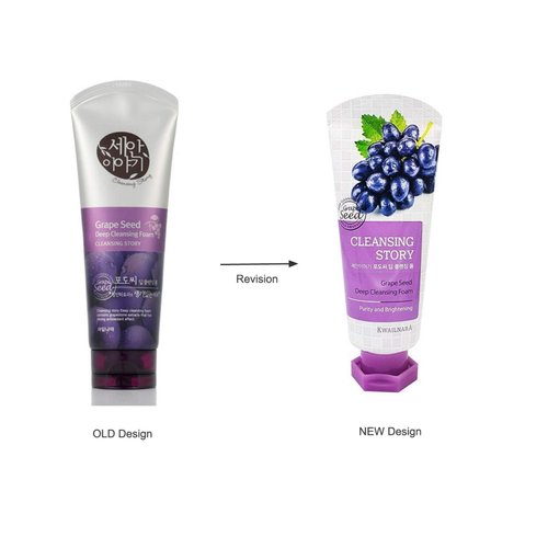 Kwailnara Cleansing Story Grape Seed Deep Cleansing Foam Cleanser 120ml