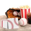 Baseball Napkins for Baseball Happy Birthday Party Supplies Sports Themed Luncheon Paper Napkins Disposable for Kids Baby Shower Birthday Weddings Party Favors (100 Pack)