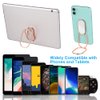 CLZWiiN Phone Ring Holder Finger Kickstand, Foldable 360° Rotation Cellphone Grip for Desk, Office Desktop, Cell Phone Stand Compatible with iPhone iPad Smartphones Tablets (with Magnetic Car Mount)