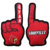 Pets First NCAA Louisville Cardinals #1 Fan Toy. Best Sports Dog Toy with Double Stitched Trim and Tough Nylon Material Filled with Chewable Polyfil and Inner Squeaker