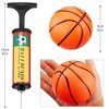 Norme 8 Pcs Mini Basketballs with Inflation Pump Small Inflatable Basketball for Kids Mini Basketball Hoop for Indoor & Outdoor Sports Pool Party Favors(Orange, 4 Inch)