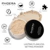 PHOERA Foundation Face Powder, Soft Focus Setting Powder, Silky Powder For Creating Without Shine, Smooths Pores & Lines, Up to 24H Wear Oil Control,0.49 Oz (N.02 Cool Beige)