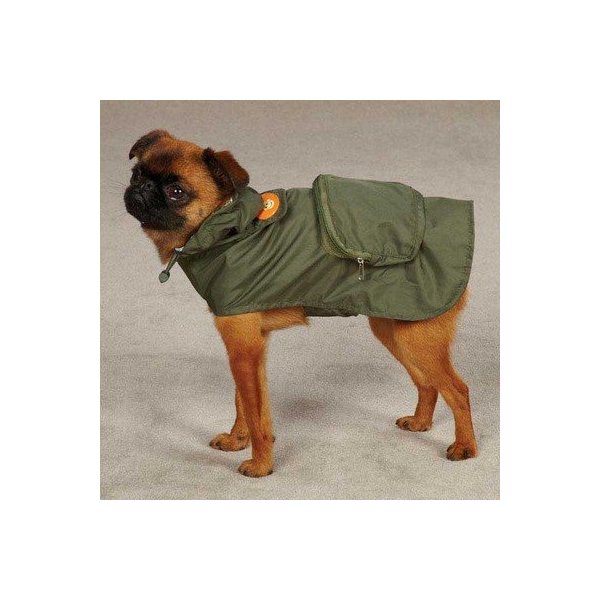 East Side Collection Monkey Business Stowaway Dog Jacket Color: Ty, Size: Small