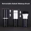 Brush Master Retractable Kabuki Makeup Brush for Blush, Bronzer, Foundation, Powder, Travel Face Cosmetic Brush