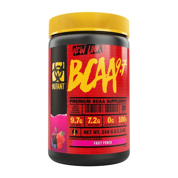 Mutant BCAA 9.7 Supplement BCAA Powder with Micronized Amino Energy Support Stack, 348g - Fruit Punch