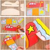 12 Pack Wooden Model Planes Balsa Wood Airplane Craft Kids Airplane Party Supplies DIY Airplane Kit to Paint Handicraft Plane for Birthday Party Baby Shower