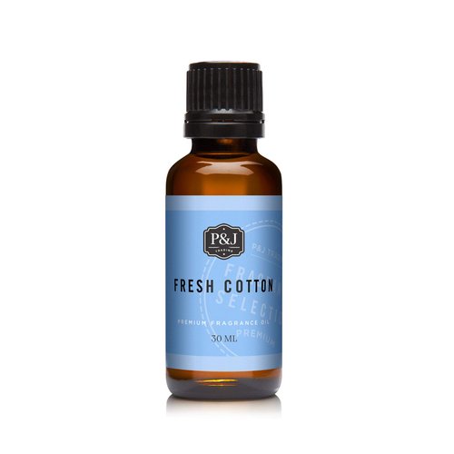 P&J Trading - Fresh Cotton Scented Oil 30ml - Fragrance Oil for Candle Making, Soap Making, Diffuser Oil