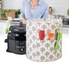 Yarwo Pressure Cooker Cover Compatible with 6.5 qt and 8 qt Ninja Foodi, Small Appliance Dust Cover with Top Handle and Pocket for Attachments, Tree