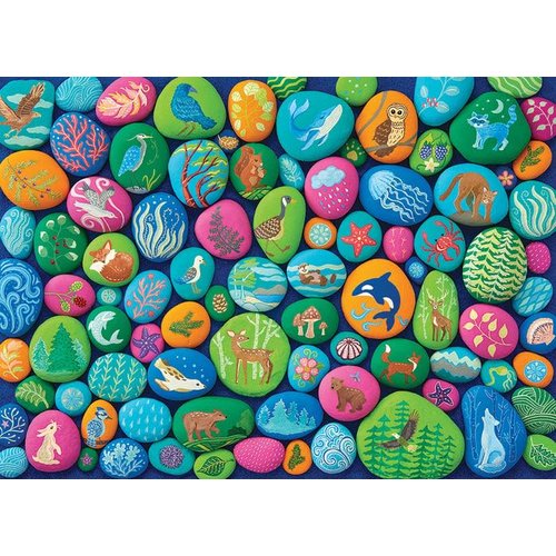 Cobble Hill 1000 Piece Puzzle - Northwest Stones - Sample Poster Included