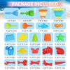 Elovien Beach Sand Toys Set, 24PCS Sandbox Toys with Mesh Backpack Bag Included 2 Foldable Buckets Pails, Sand Molds, Shovels, Rakes and Watering Can, Summer Outdoor Toys for Kids Toddlers Boys Girls