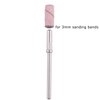 MZCMSL 2pcs Small Mandrel Bits for 3mm Sanding Bands Nail Drill Manicure and Pedicure,3/32 Shank Nail Drill Bit