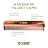 Kent Beard Comb Set Pocket Combs for Men - Pocket Comb Beard Kit for Men for Travel and Home, Mustache Comb for Men, Mini Comb Beard Combs for Mens Grooming, Handmade Kent Comb Mens Beard Grooming Set