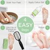 Dr. Entre's Callus Remover Gel Kit for Feet: Foot File, Pumice Stone, 5 Glove Pairs for Gel Application, Spa Kit, Foot Care, Pedicure Tools, Scrubber, 8oz