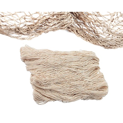 Natural Fish Net Party Decorations for Pirate Party, Hawaiian Party, Nautical Themed Cotton Fishn...