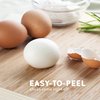 Elite Gourmet EGC007M# Rapid Egg Cooker, 7 Easy-To-Peel, Hard, Medium, Soft Boiled Eggs, Poacher, Omelet Maker, Auto Shut-Off, Alarm, 16-Recipe Booklet, BPA-Free, Mint, 7 Egg