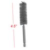 2pc Stainless Steel ALAZCO 5/8" Wire Brush for Power Drill Impact Driver Cleaning Wire Brush Stainless Steel Bore Brush - Hex Shank