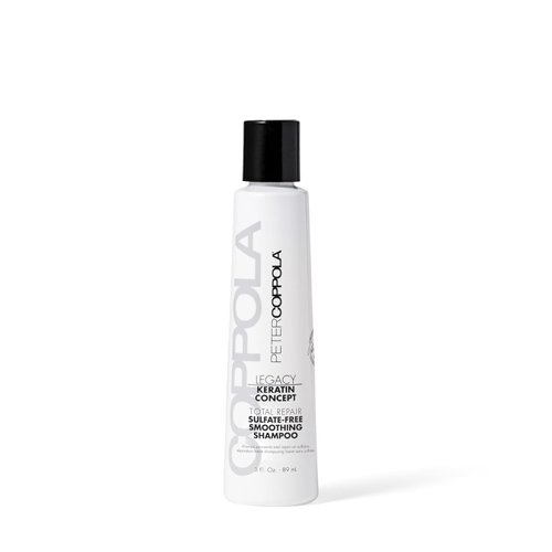 PETER COPPOLA Total Repair Cleansing & Smoothing Sulfate-Free Shampoo - For Color Treated Hair – Color Safe, Sodium Chloride-Free Keratin Shampoo – Strengthens and Repairs Damag