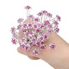 Onwon 40 Pieces Rose Flower Rhinestone Hair Clips Crystal Hair Pins for Bridal Wedding Party Daily Life Women and Girls Hair Jewelry Acessories, with Storage Bag (Pink)
