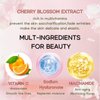 Skincare Set Women Cherry Blossom Gifts - 8 Pcs Skin Care Set Hydrating - Skin Care for Teens 10-12 Moisturizing - Travel Kit with Sleeping Face Mask,Cleanser,Face Cream,Eye Cream,Serum,Mud Mask