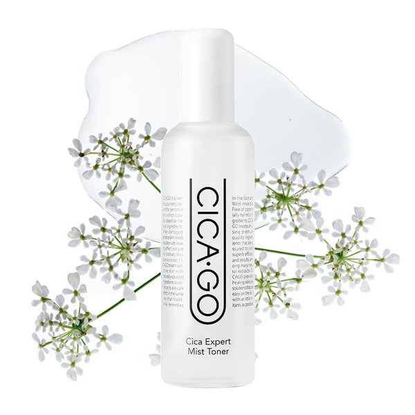 ISOI CICAGO CICA Expert Mist Toner, Calming and Soothing Alcohol-Free Toner, Daily Facial Mist for Sensitive and Irritated Skin, Korean Skin Care (150ml, 5.07 fl.oz)