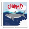 Shark Party Chomp Beverage Napkins, 48 ct