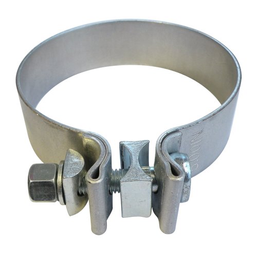 5" Narrow Band Exhaust Seal Clamp - Aluminized Steel for 5" OD Exhaust Pipe, Muffler, Elbow and Exhaust Tubing Connection