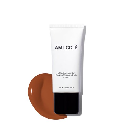 AMI COLÉ Skin-Enhancing Tinted Moisturizer (Deep 1), tinted moisturizer for face, bb cream, skin tint, face makeup