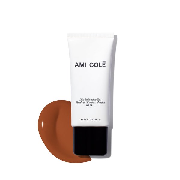 AMI COLÉ Skin-Enhancing Tinted Moisturizer (Deep 1), tinted moisturizer for face, bb cream, skin tint, face makeup