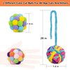 Retro Shaw Cat Toys Balls,6 Pack Woolen Yarn Cat Ball Toy with Jingle Bell Inside,Christmas Cat Toys for Indoor Cats Kitty,Kitten Chew Toys for All Breeds