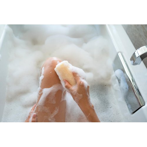 Natural Loofah Exfoliating Bath Sponge by Spa Destinations™ (3 Pack of 4" Loofah) "Creating The in Home Spa Experience"™ 100% Money Back Satisfaction Guarantee! Great Value!