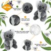 6 Pcs Koala Bear Stuffed Plush Animal Cute Koala Doll Toy Soft Mini Koala Plush 5 Inches Small Stuffed Koala Bear for Birthday Party Gifts, Gray