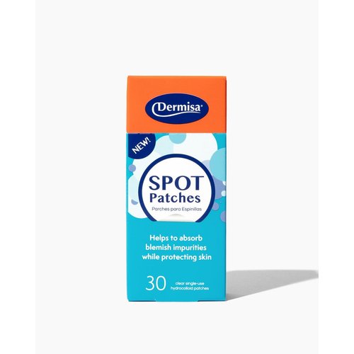 Dermisa Hydrocolloid Spot Patches for Pimples and Breakouts | Fast-Acting Acne Treatment | Invisible & Breathable | Fragrance Free, Paraben Free, Dye Free – 1 Pack (30 Count)