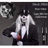 Go Ho Makeup Clown Black Cream-Blendable Stick - Black Face Body Paint Stick Professional SFX Makeup Cosplay Costume,Safe Facepaint Nose&Lip Smacking,Eye Black Football Sports Halloween