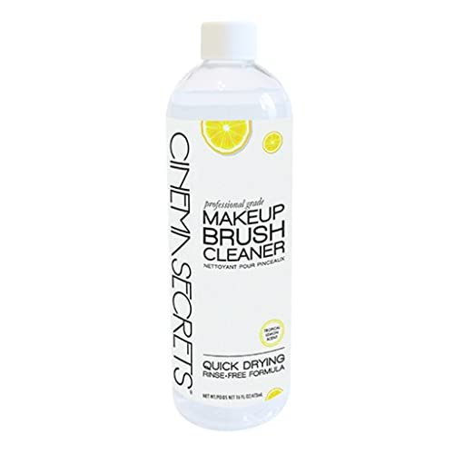 CINEMA SECRETS Professional Makeup Brush Cleaner, Lemon (16 Fl Oz (Pack of 1))